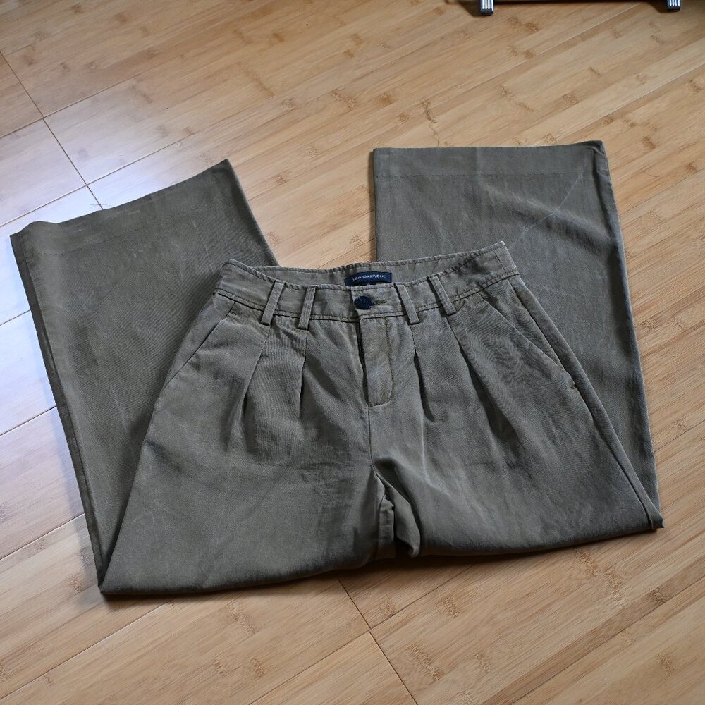 EUC Explorer Series Wide Leg, High Waist, Pleated, Crop, Lyocell 4